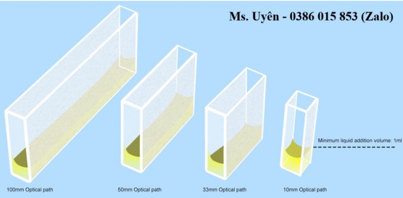 Cốc đưng mẫu của máy đo màu chất lỏng DS-816N